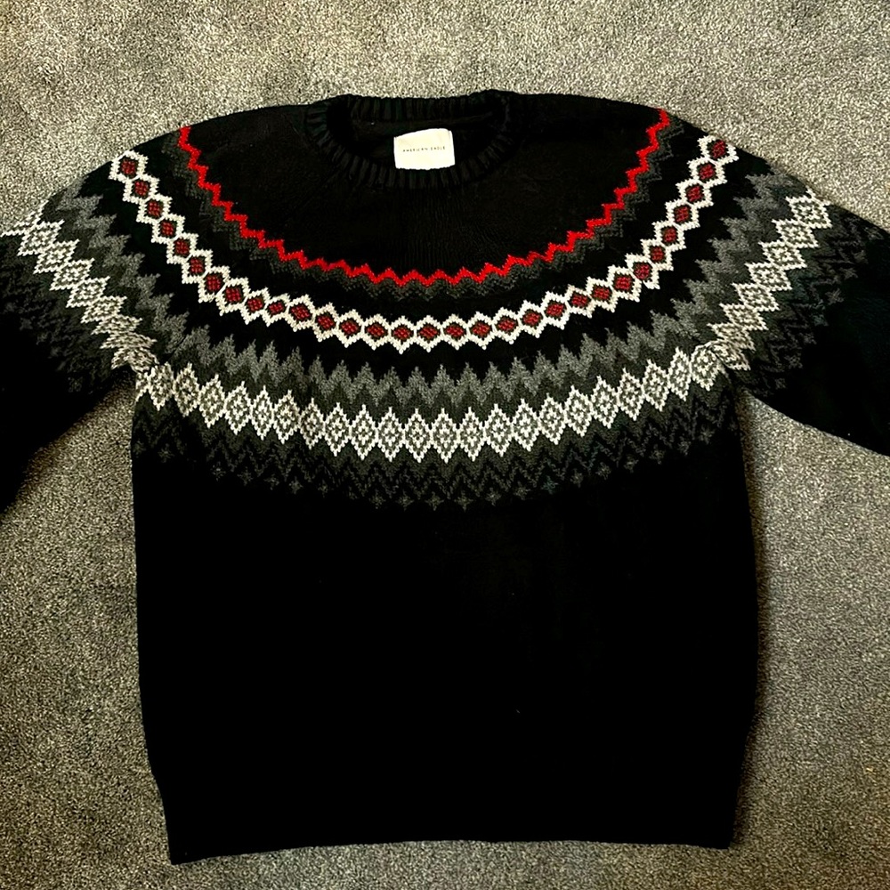 American Eagle Fair Isle Sweater; Size XXL; like new condition!